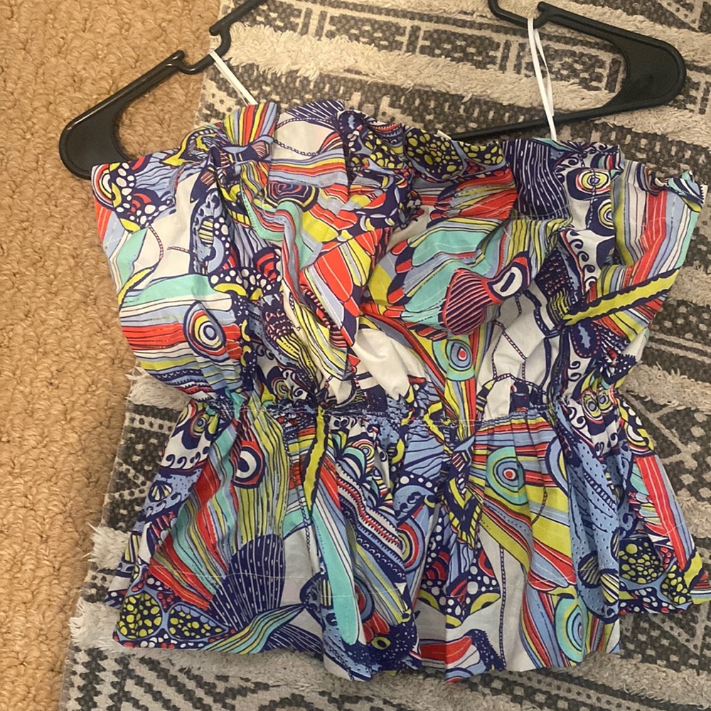 Anthropologie multi color top